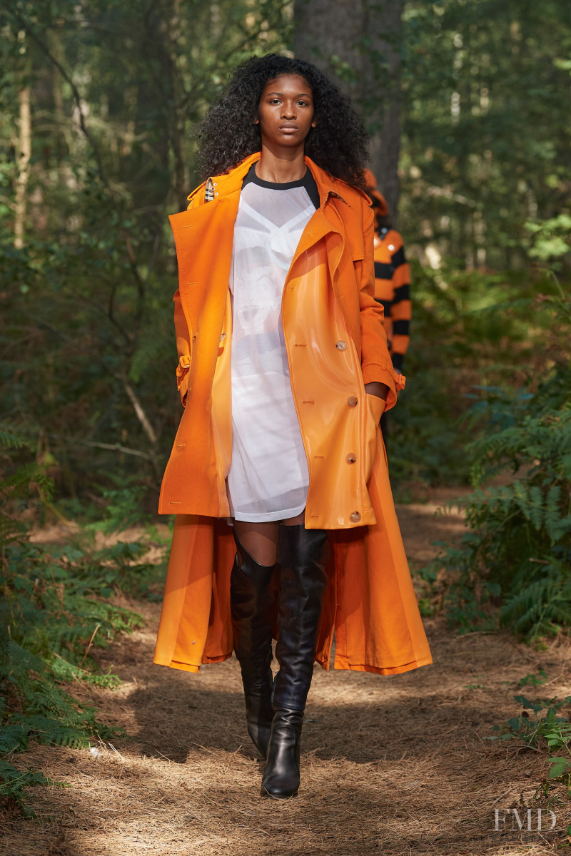Shivaruby Premkanthan featured in  the Burberry fashion show for Spring/Summer 2021