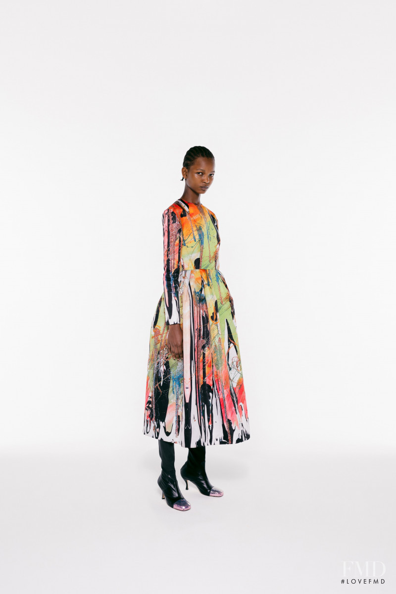 Grace Quaye featured in  the Christopher Kane lookbook for Spring/Summer 2021
