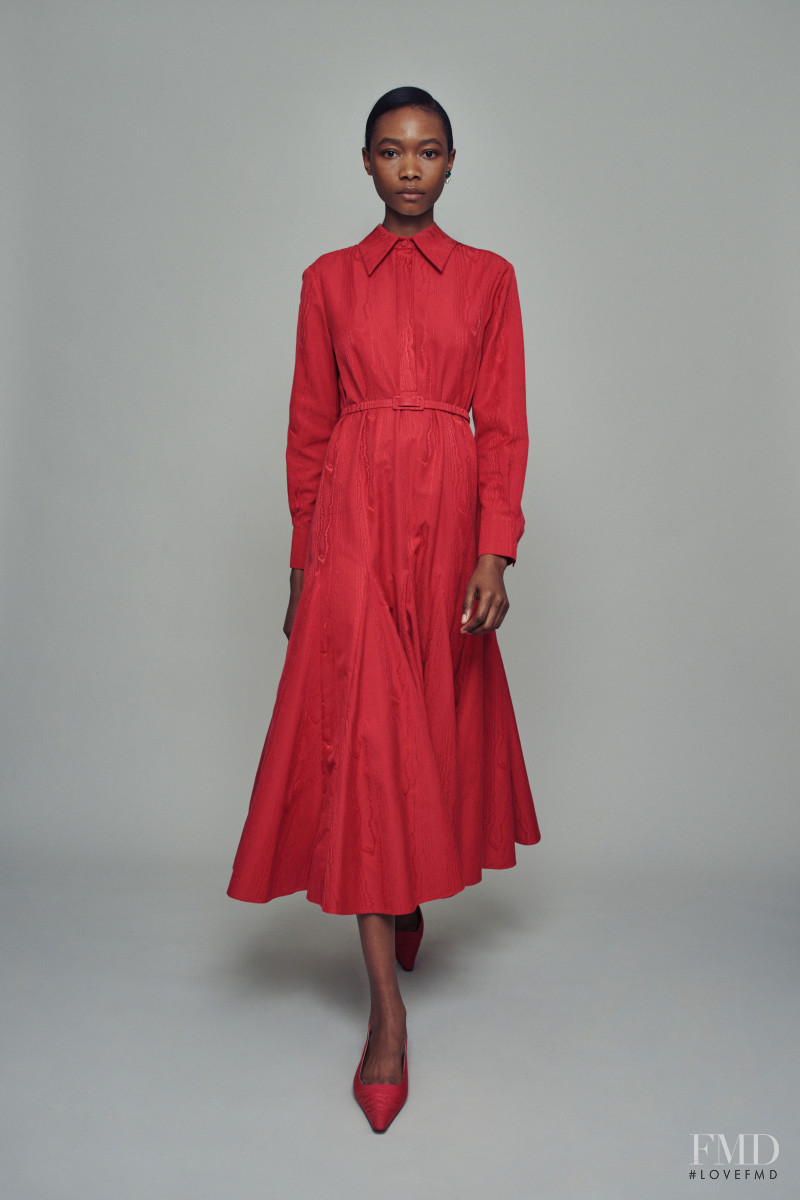 Amal Tobi Adebayo featured in  the Emilia Wickstead lookbook for Spring/Summer 2021