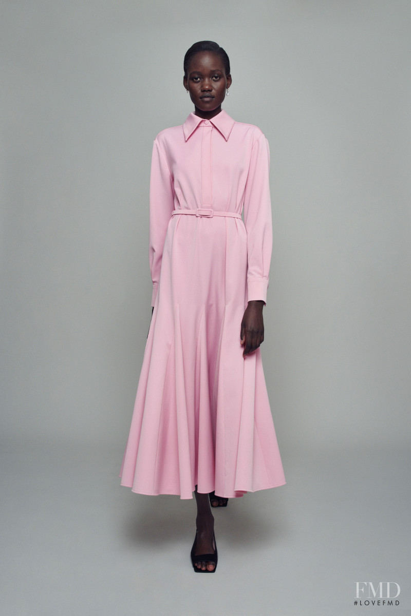 Caren Jepkemei featured in  the Emilia Wickstead lookbook for Spring/Summer 2021