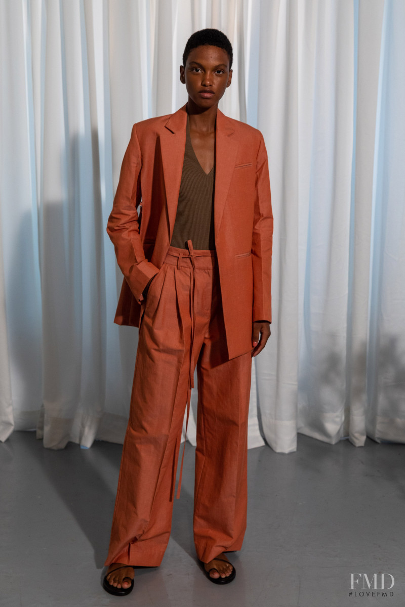 Ana Barbosa featured in  the Eudon Choi lookbook for Spring/Summer 2021