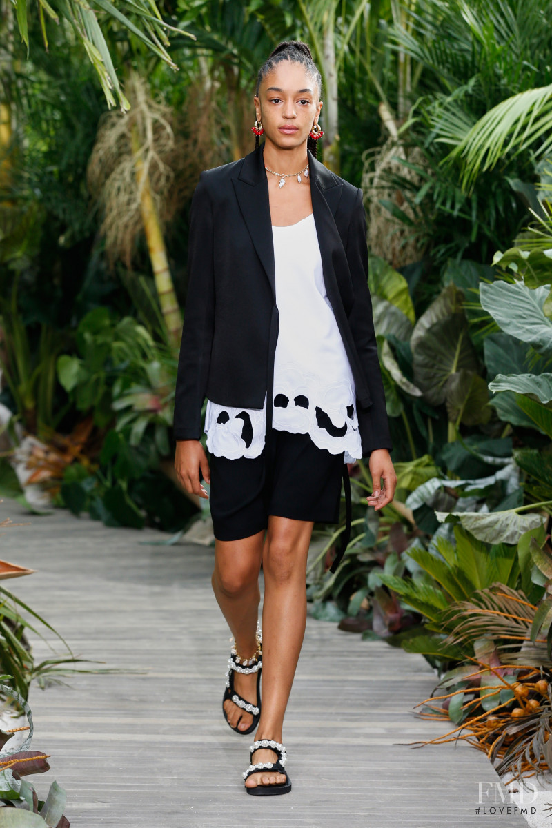 Indira Scott featured in  the Jason Wu fashion show for Spring/Summer 2021