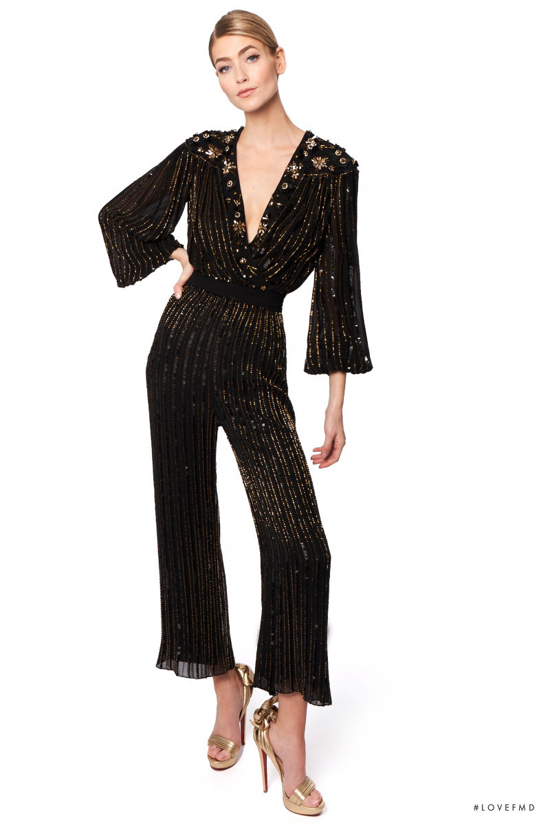 Eve Delf featured in  the Jenny Packham lookbook for Spring/Summer 2021