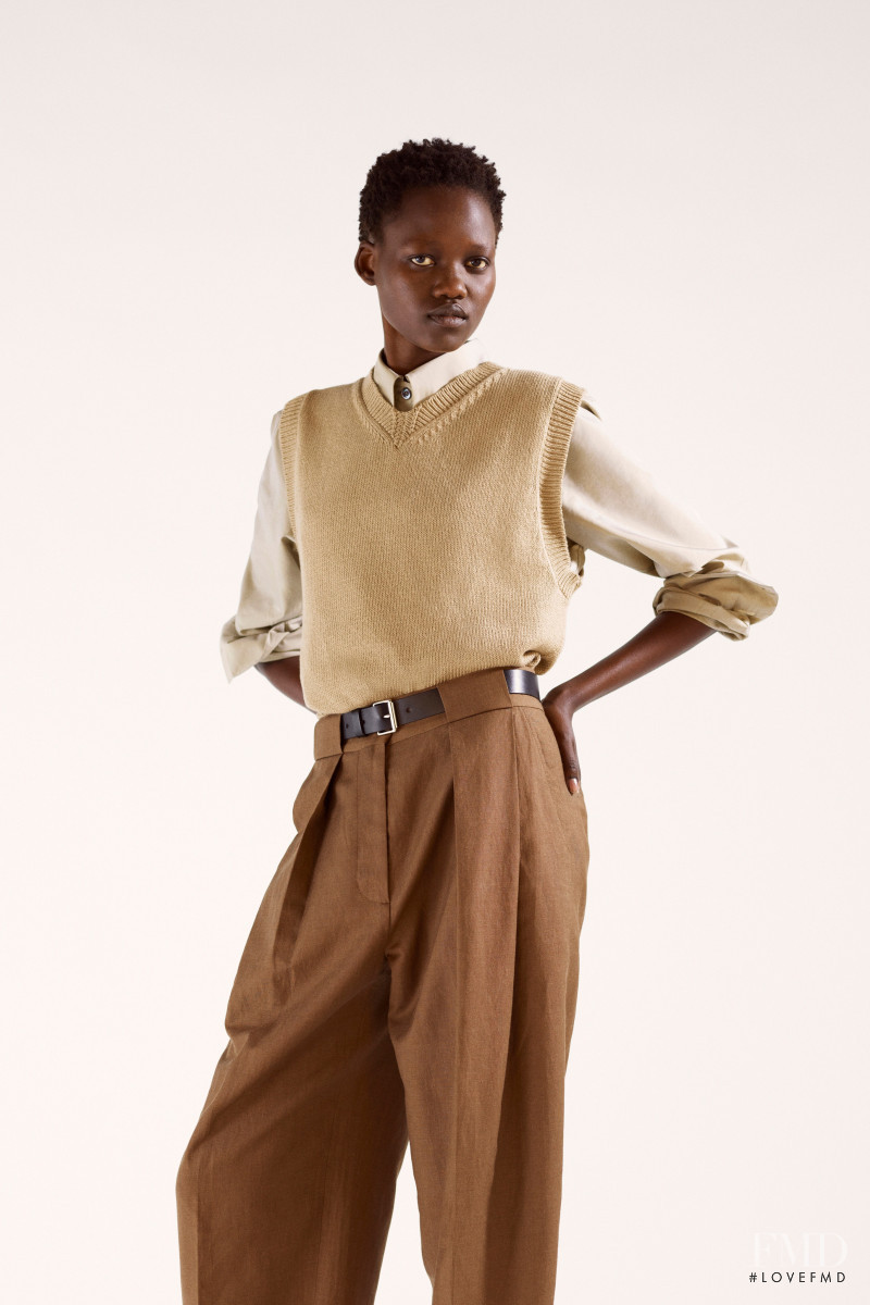 Caren Jepkemei featured in  the Margaret Howell lookbook for Spring/Summer 2021