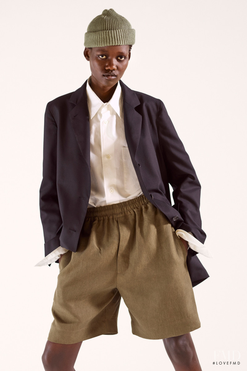 Caren Jepkemei featured in  the Margaret Howell lookbook for Spring/Summer 2021