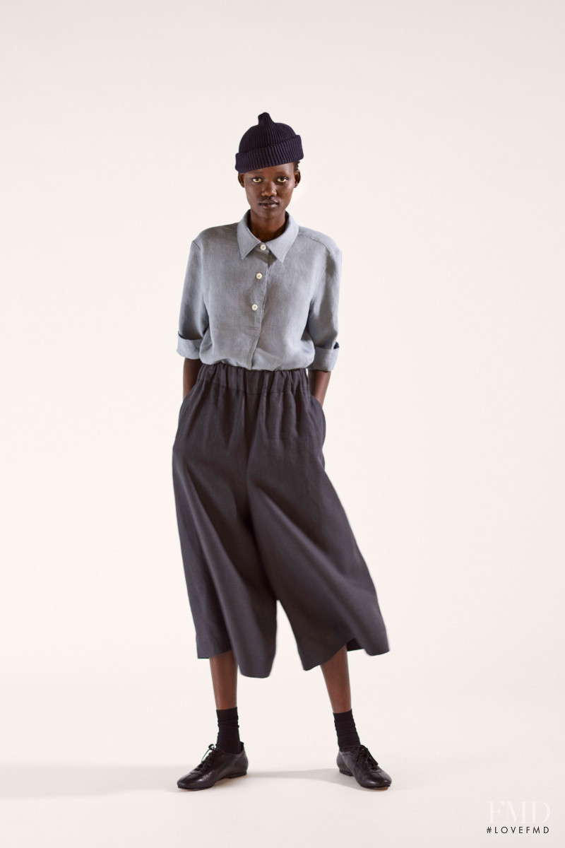 Caren Jepkemei featured in  the Margaret Howell lookbook for Spring/Summer 2021