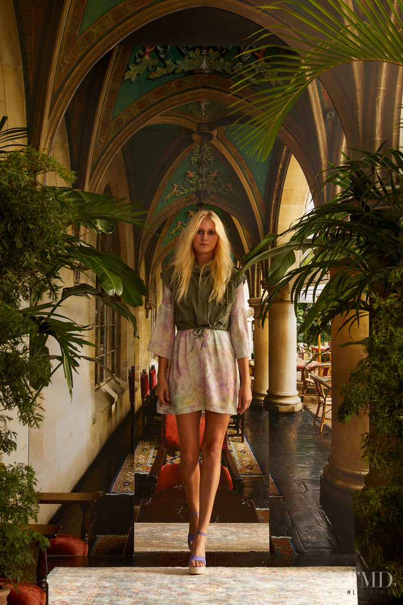 Abby Hendershot featured in  the Nicole Miller lookbook for Spring/Summer 2021