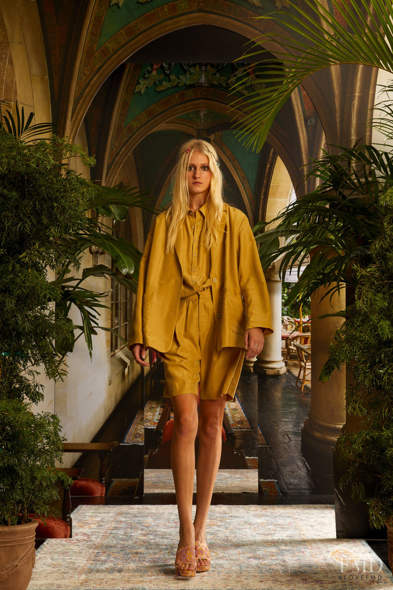 Abby Hendershot featured in  the Nicole Miller lookbook for Spring/Summer 2021