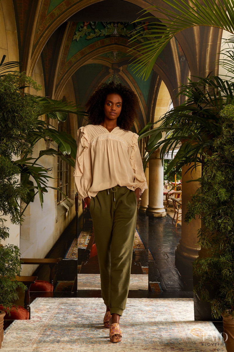 Farhiya Shire featured in  the Nicole Miller lookbook for Spring/Summer 2021