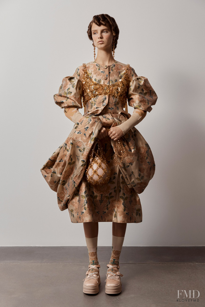 Giselle Norman featured in  the Simone Rocha lookbook for Spring/Summer 2021