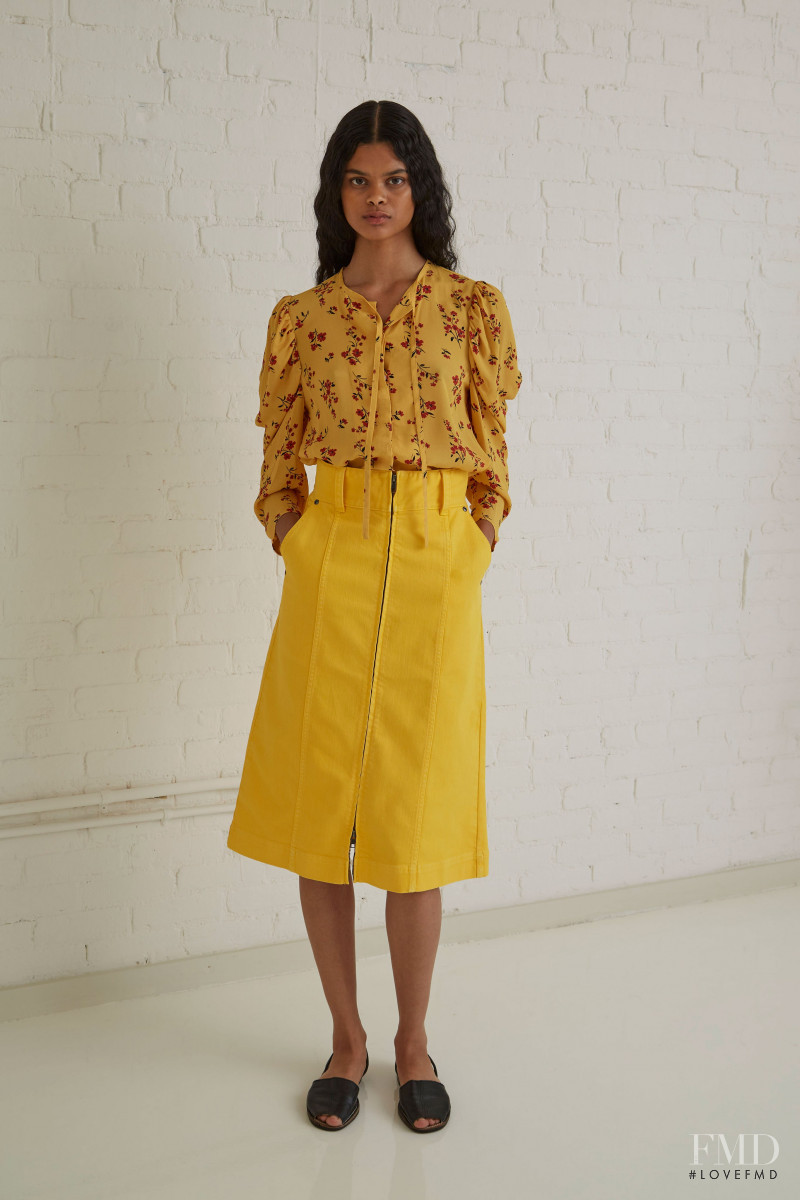 Dahely Nunez featured in  the Thakoon lookbook for Spring/Summer 2021