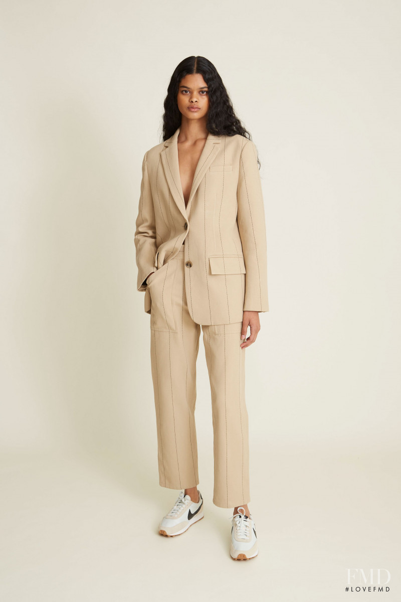 Dahely Nunez featured in  the Thakoon lookbook for Spring/Summer 2021