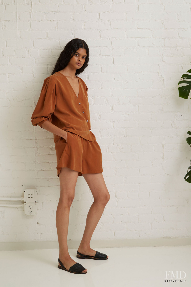 Dahely Nunez featured in  the Thakoon lookbook for Spring/Summer 2021