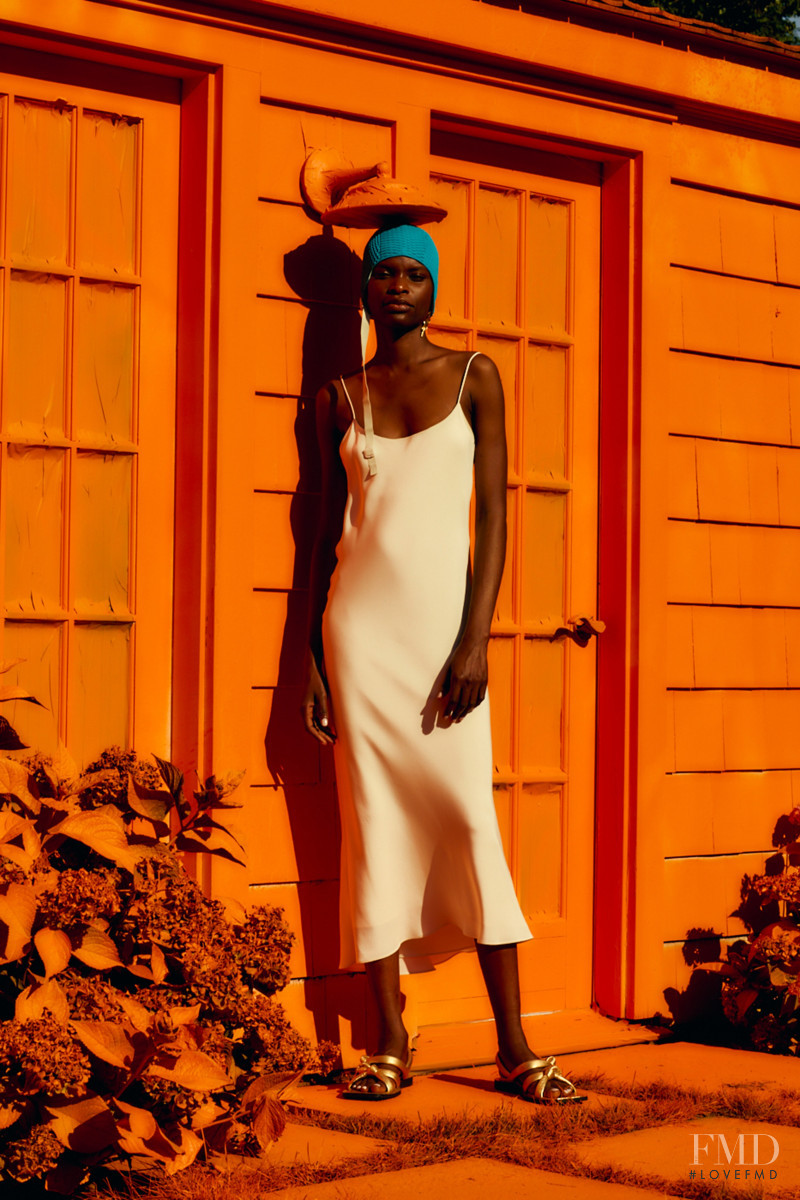 Barbra Lee Grant featured in  the Tibi lookbook for Spring/Summer 2021