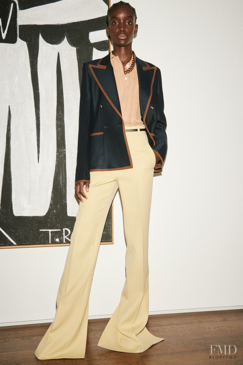 Maty Fall Diba featured in  the Victoria Beckham lookbook for Spring/Summer 2021