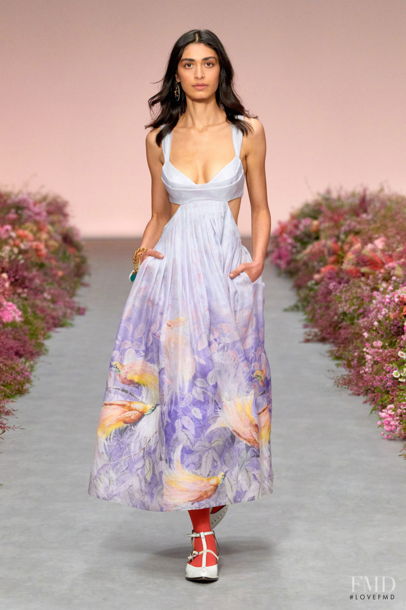 Sophie McFadden featured in  the Zimmermann fashion show for Spring/Summer 2021