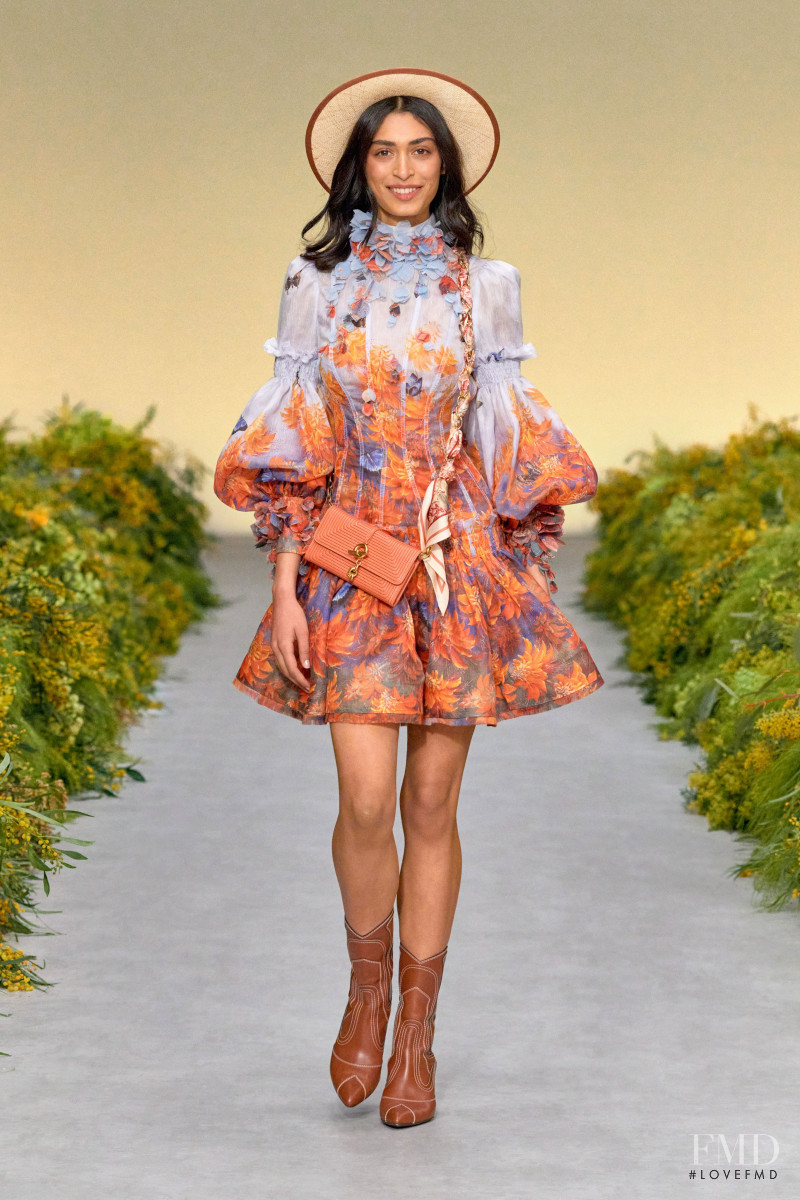Sophie McFadden featured in  the Zimmermann fashion show for Spring/Summer 2021