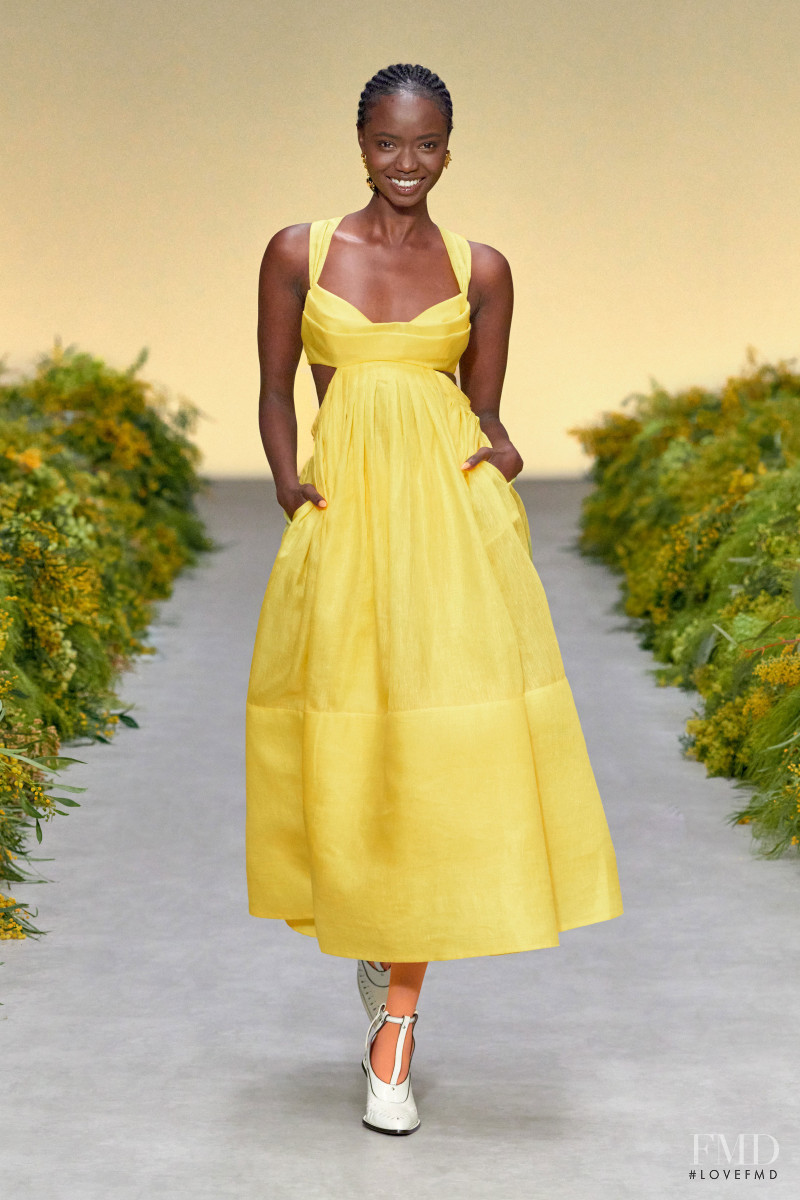 Agi Akur featured in  the Zimmermann fashion show for Spring/Summer 2021
