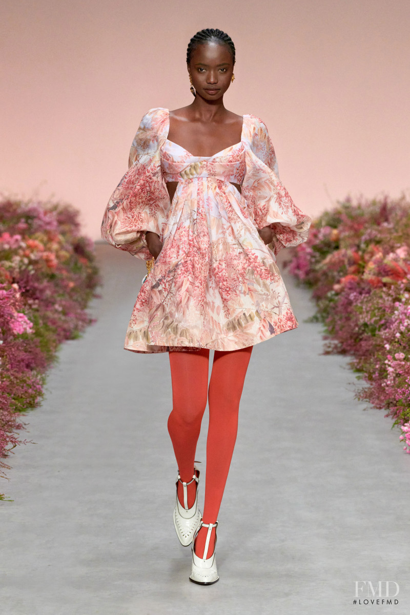 Agi Akur featured in  the Zimmermann fashion show for Spring/Summer 2021