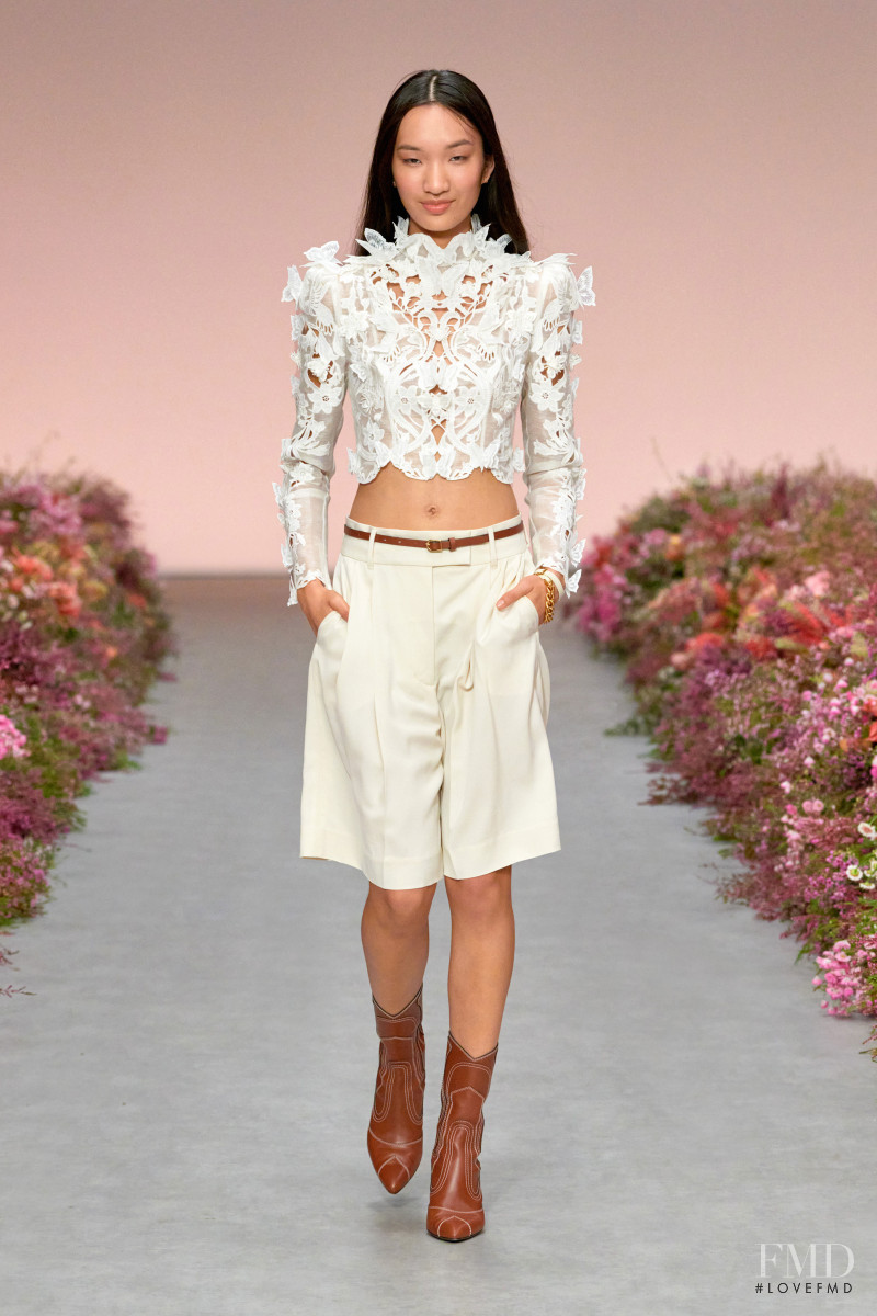 Jade Hsu featured in  the Zimmermann fashion show for Spring/Summer 2021