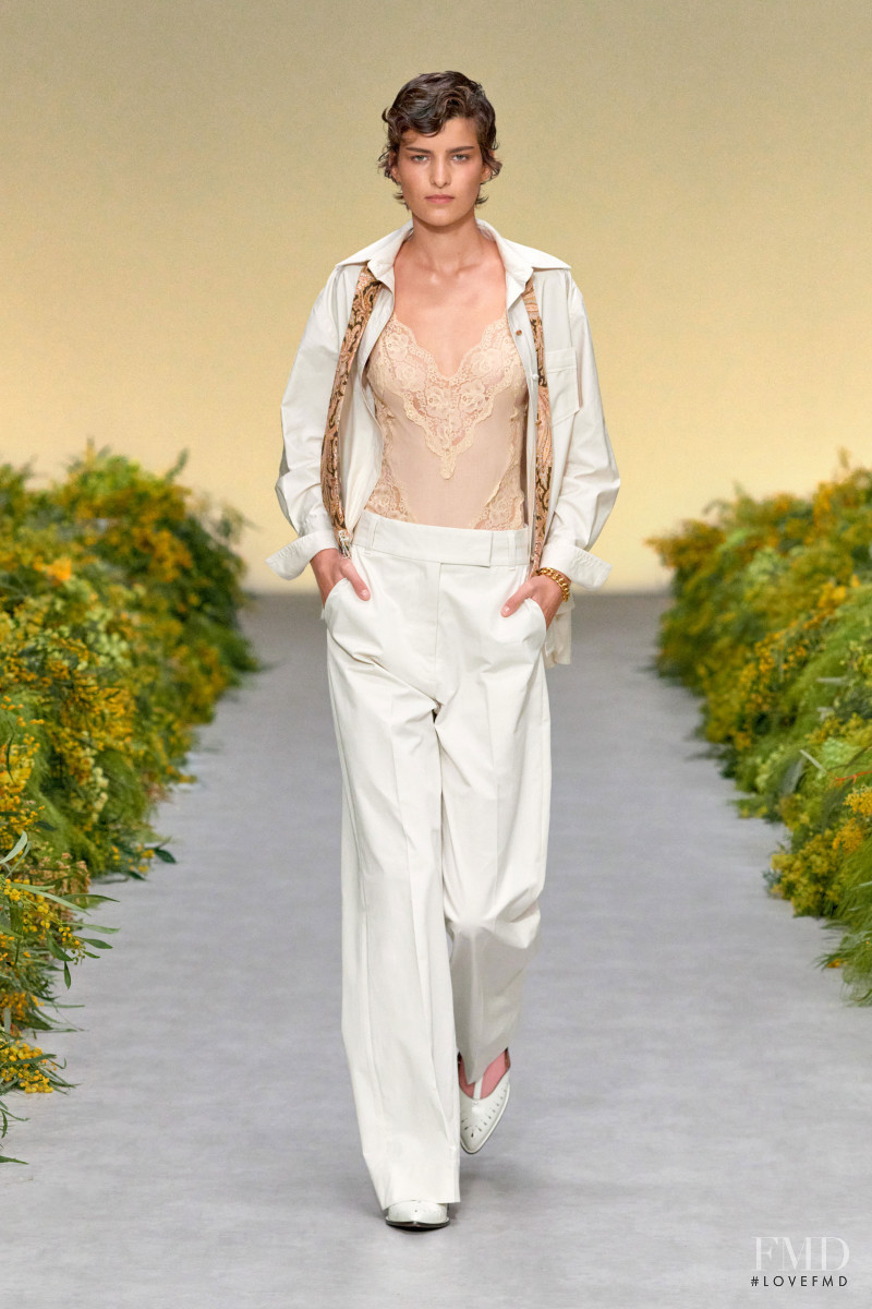 Astrid Holler featured in  the Zimmermann fashion show for Spring/Summer 2021