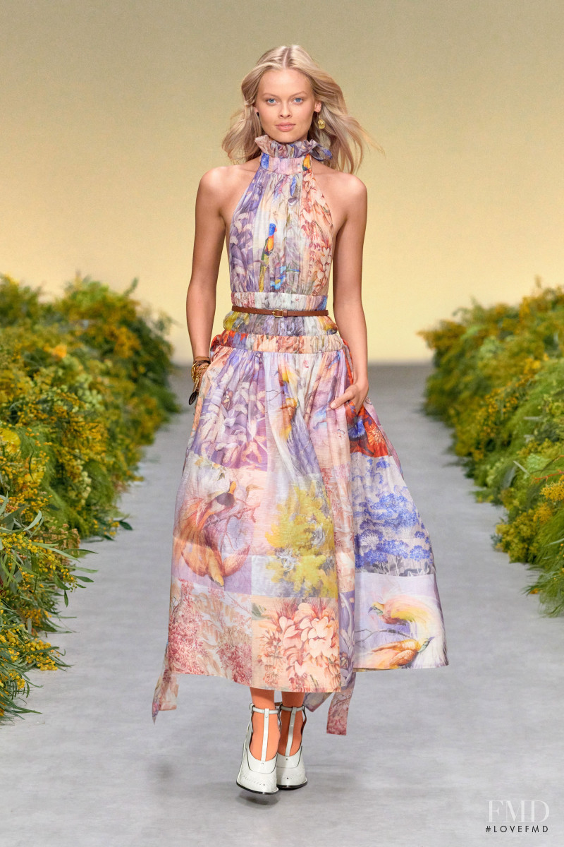 Holly Magson featured in  the Zimmermann fashion show for Spring/Summer 2021