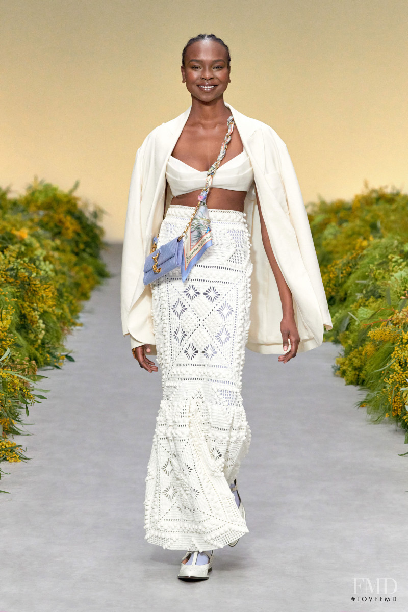 Yaya Deng featured in  the Zimmermann fashion show for Spring/Summer 2021