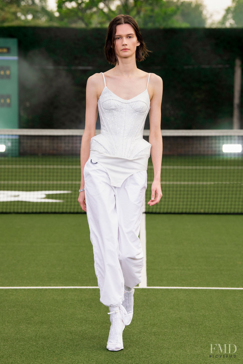 Daniela Kocianova featured in  the David Koma fashion show for Spring/Summer 2021