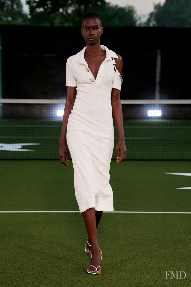 Fatou Jobe featured in  the David Koma fashion show for Spring/Summer 2021