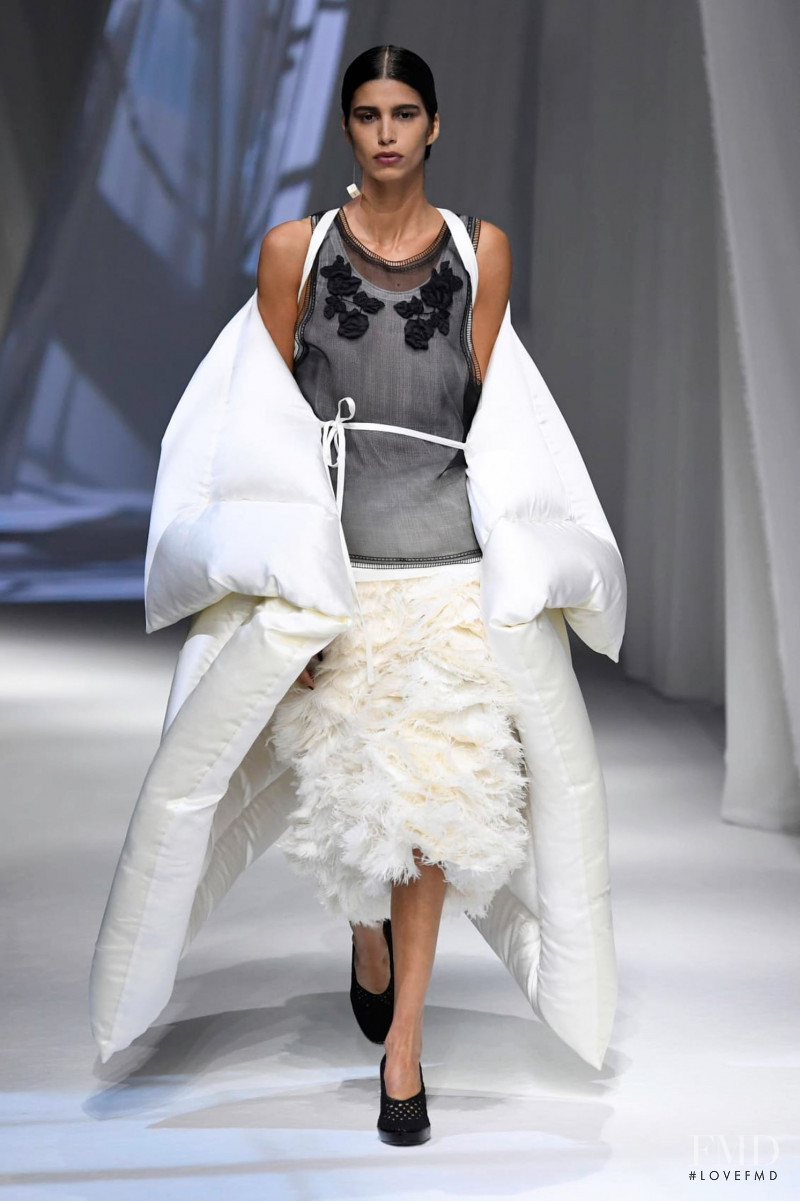 Mica Arganaraz featured in  the Fendi fashion show for Spring/Summer 2021