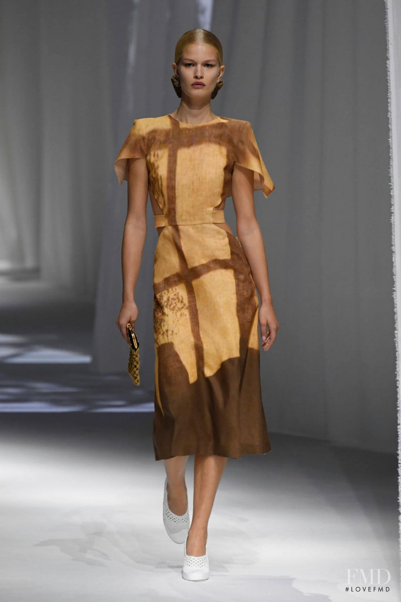 Britt Oosten featured in  the Fendi fashion show for Spring/Summer 2021