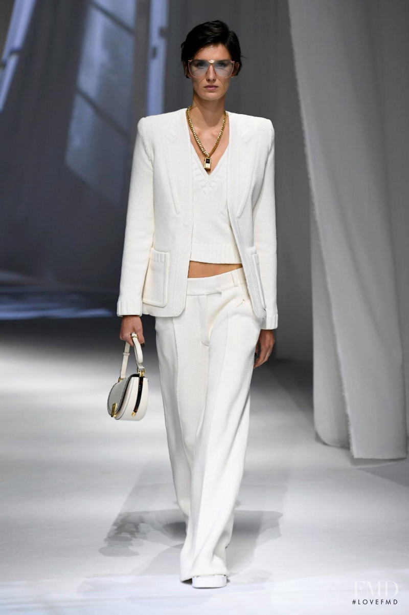 Marte Mei van Haaster featured in  the Fendi fashion show for Spring/Summer 2021