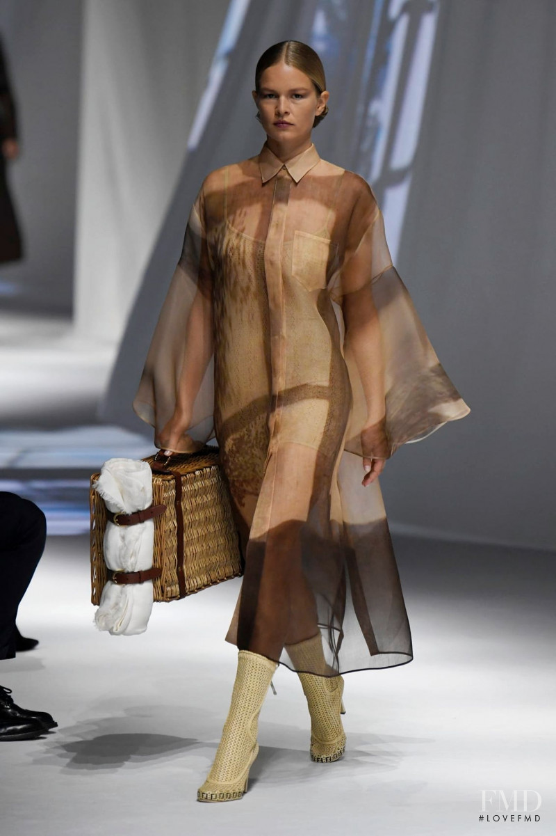 Anna Ewers featured in  the Fendi fashion show for Spring/Summer 2021