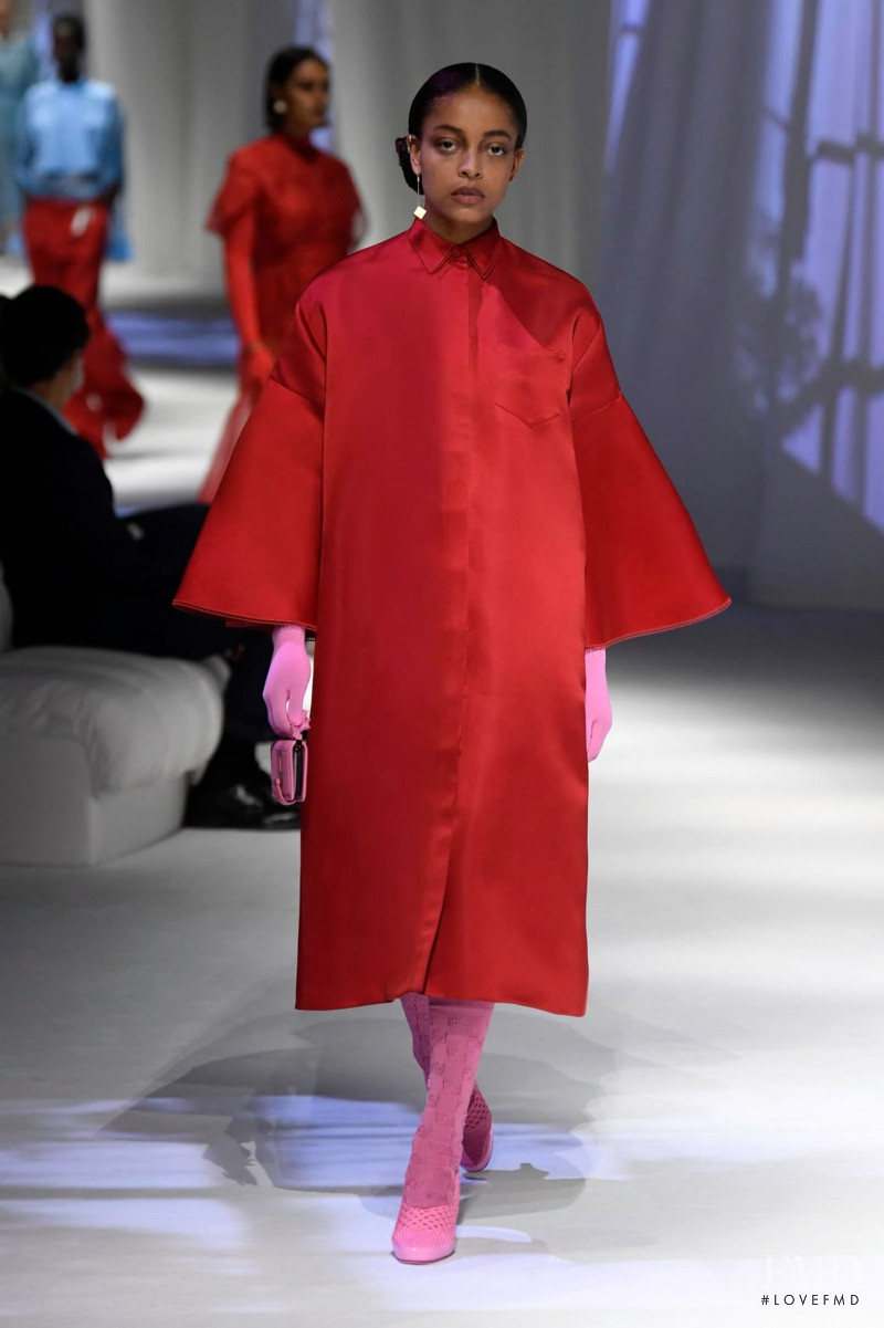 Kesewa Aboah featured in  the Fendi fashion show for Spring/Summer 2021