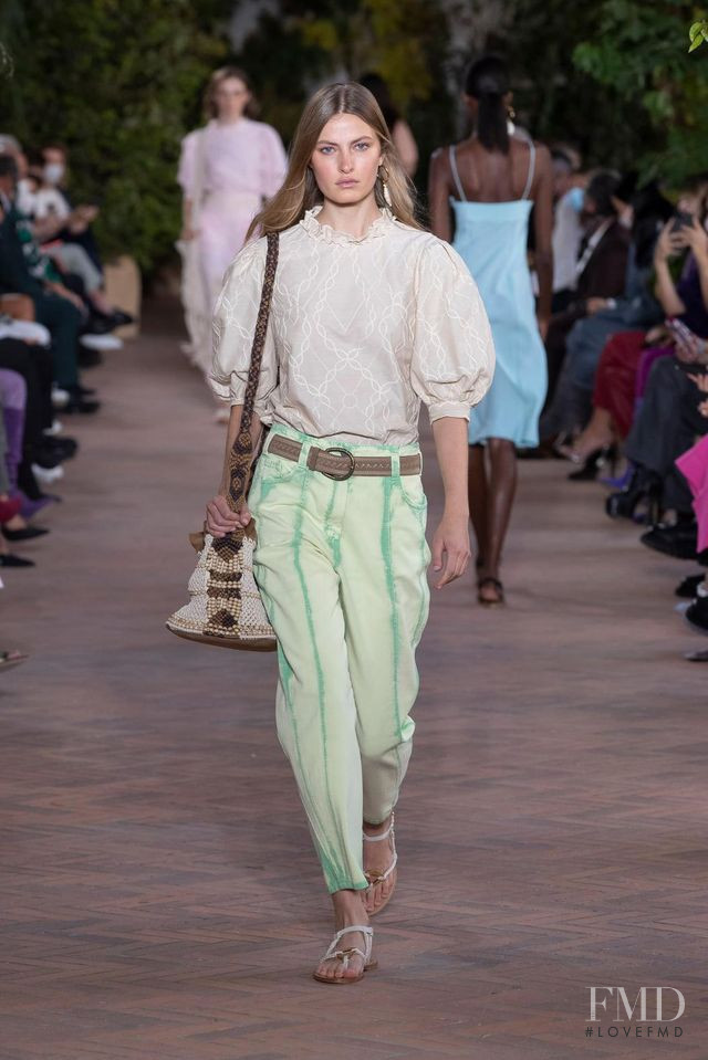 Felice Noordhoff featured in  the Alberta Ferretti fashion show for Spring/Summer 2021