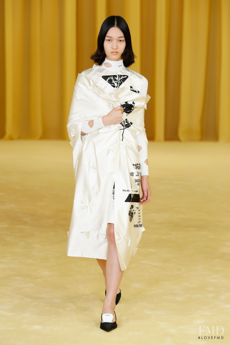 Chloe Oh featured in  the Prada fashion show for Spring/Summer 2021