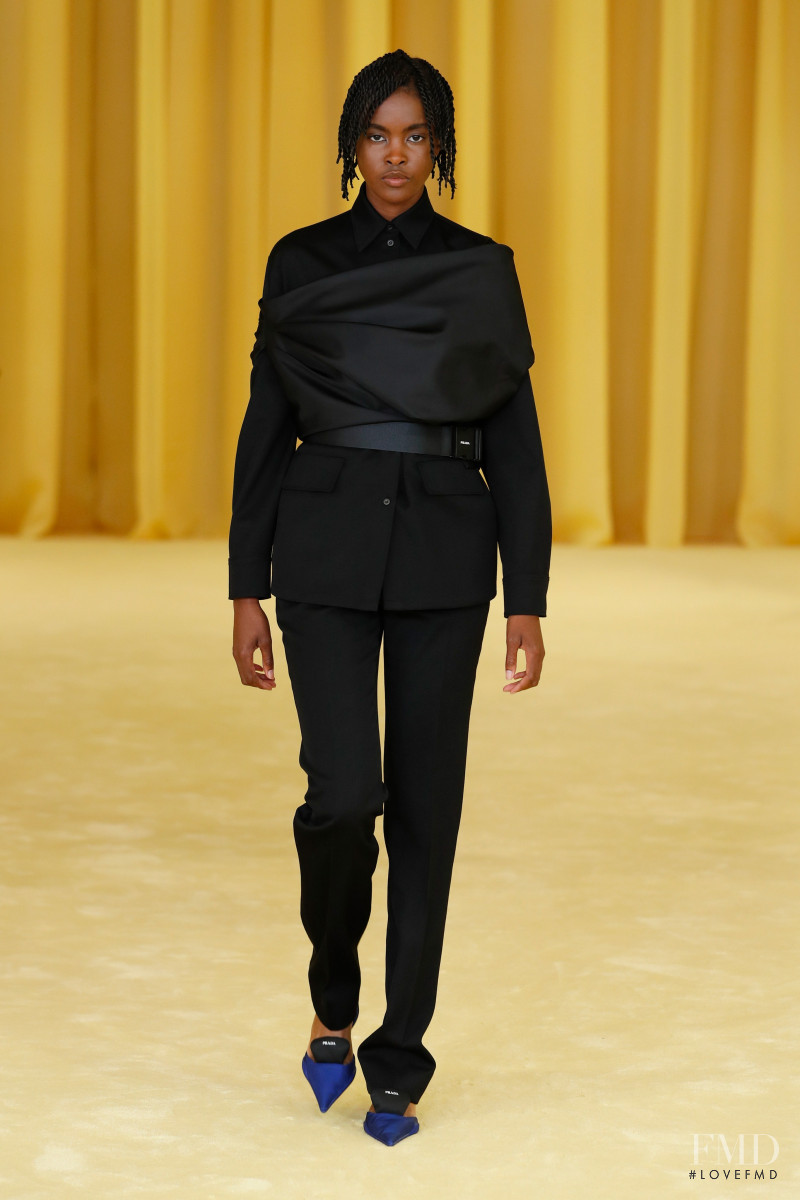 Ngozi Anene featured in  the Prada fashion show for Spring/Summer 2021