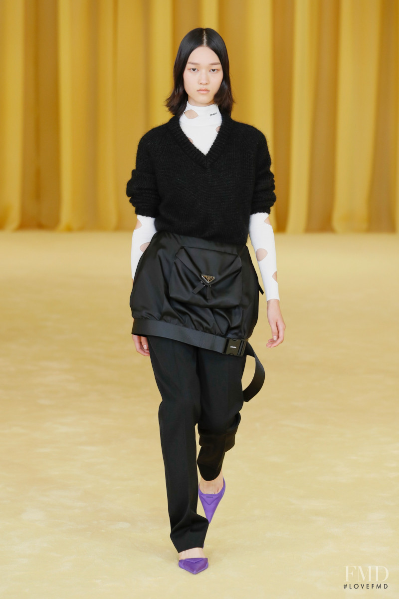 Chloe Oh featured in  the Prada fashion show for Spring/Summer 2021