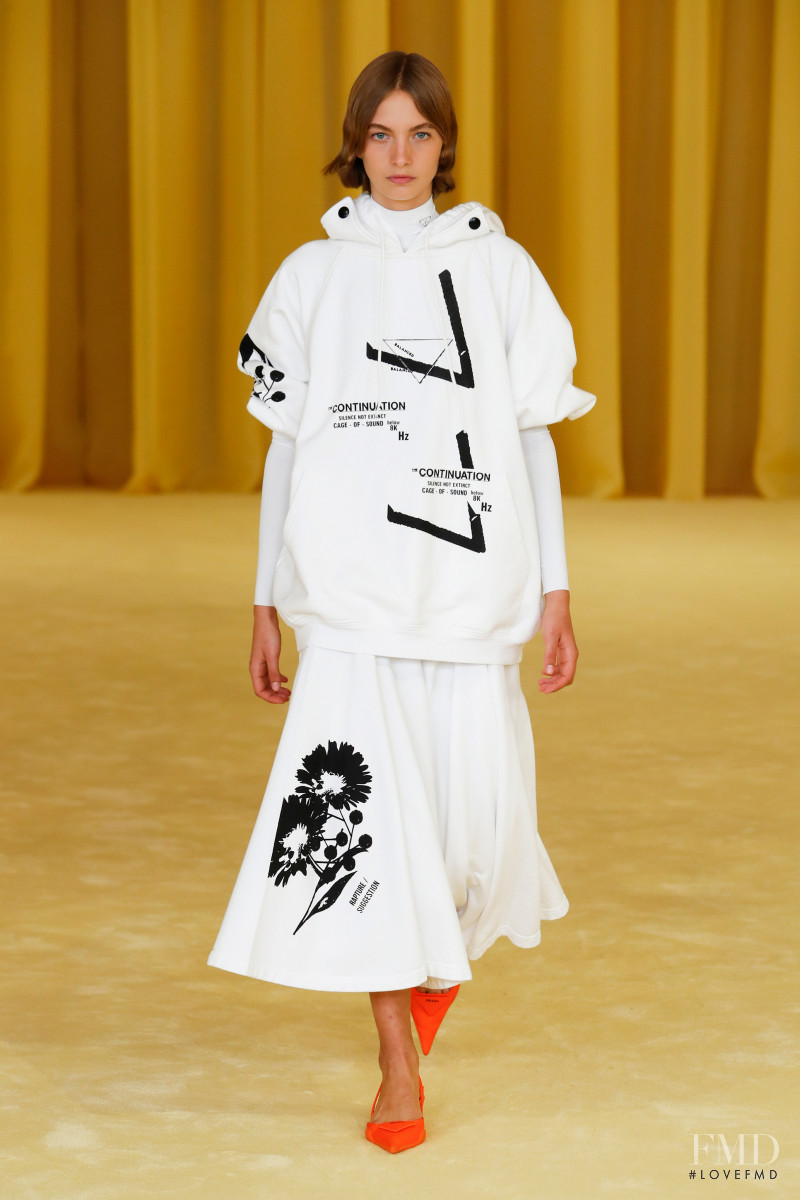 Rolf Schrader featured in  the Prada fashion show for Spring/Summer 2021