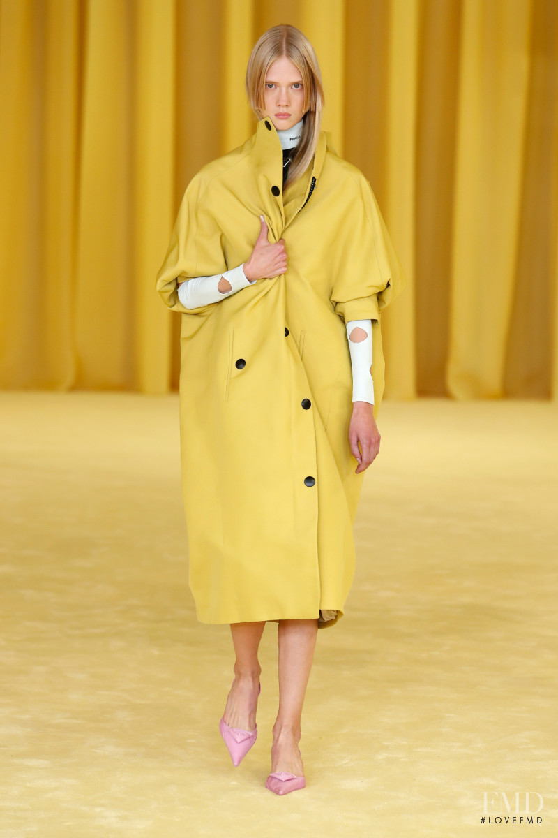 Isa Maja Gustafsson featured in  the Prada fashion show for Spring/Summer 2021