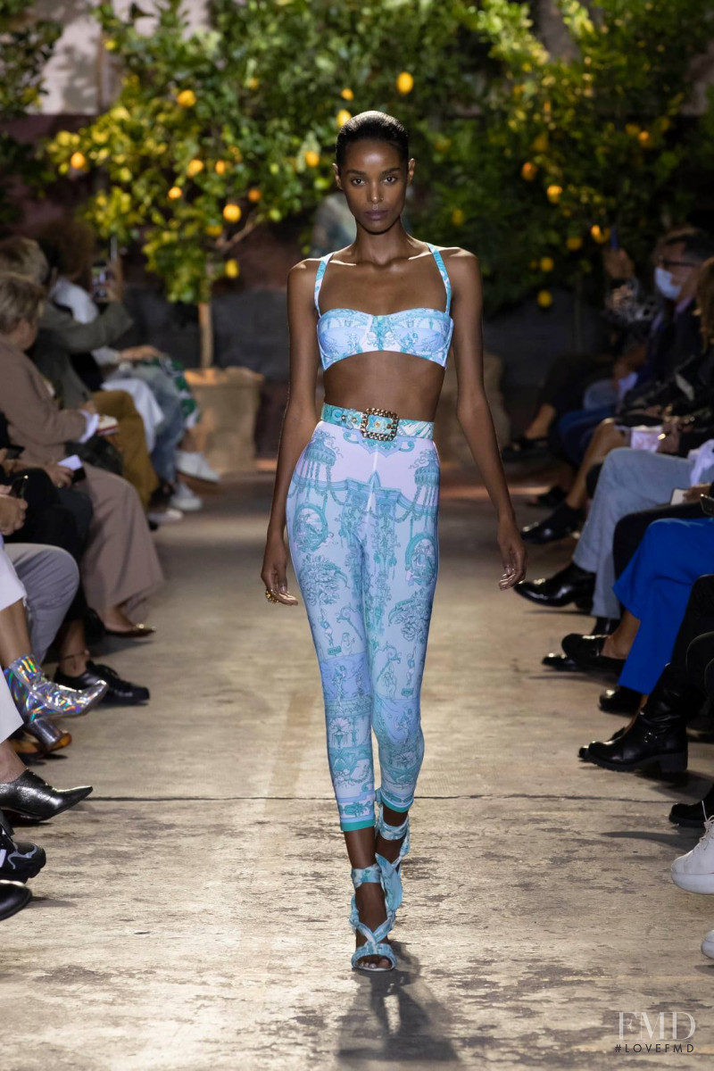 Malika Louback featured in  the Etro fashion show for Spring/Summer 2021