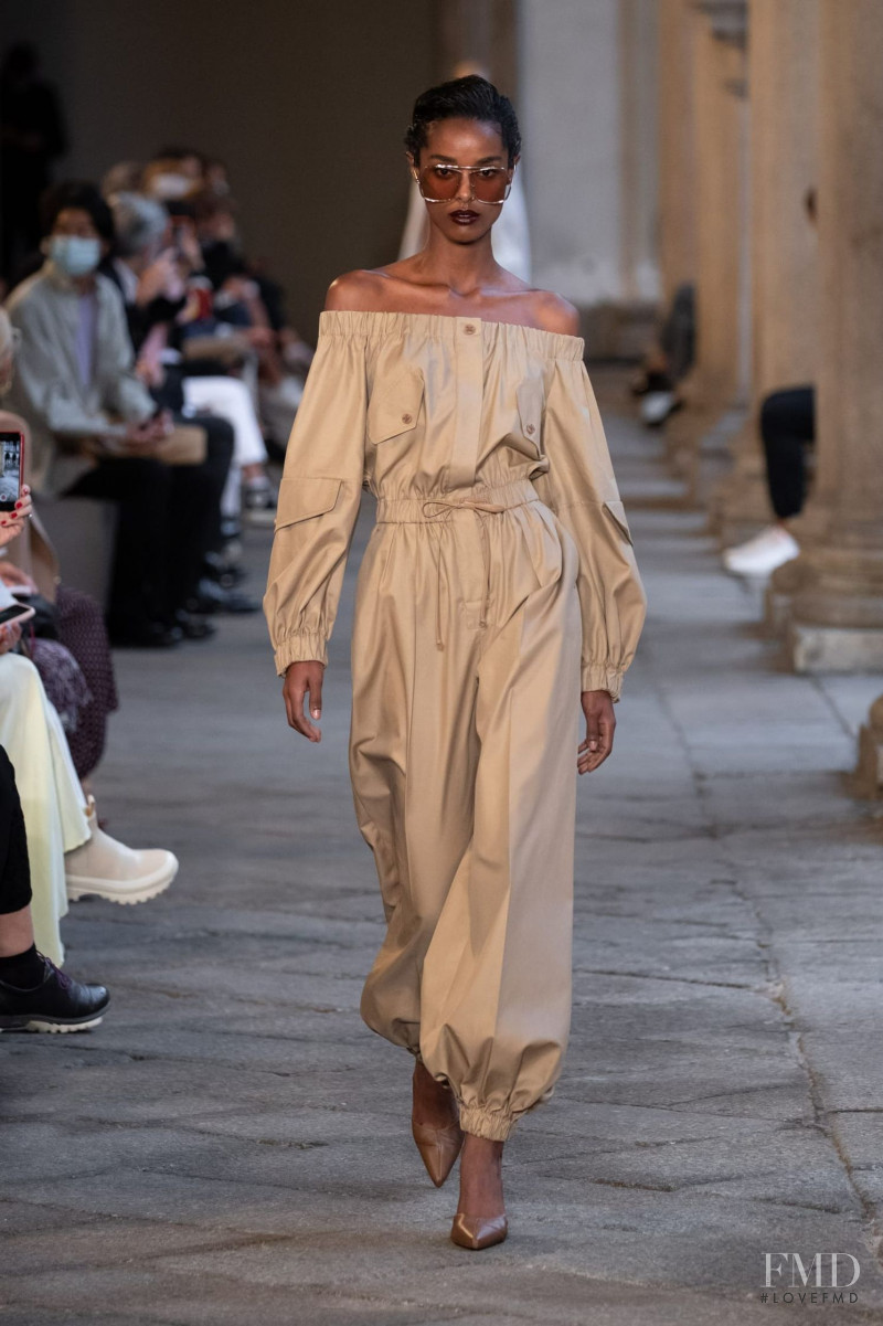 Malika Louback featured in  the Max Mara fashion show for Spring/Summer 2021