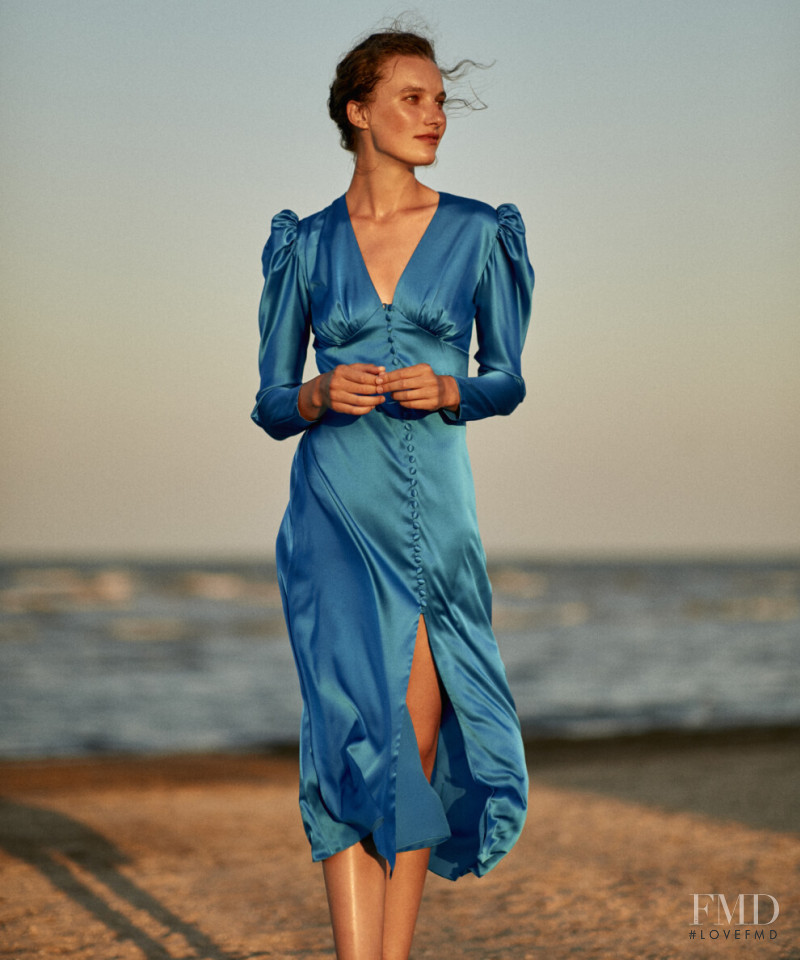Polina Bykova featured in  the TSUM (RETAILER) lookbook for Summer 2020