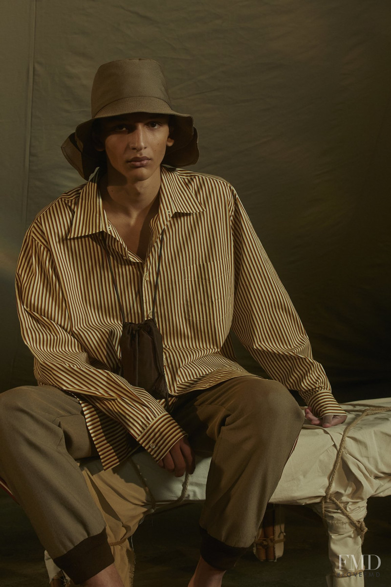 Jethro Sapon featured in  the Qasimi lookbook for Spring/Summer 2021