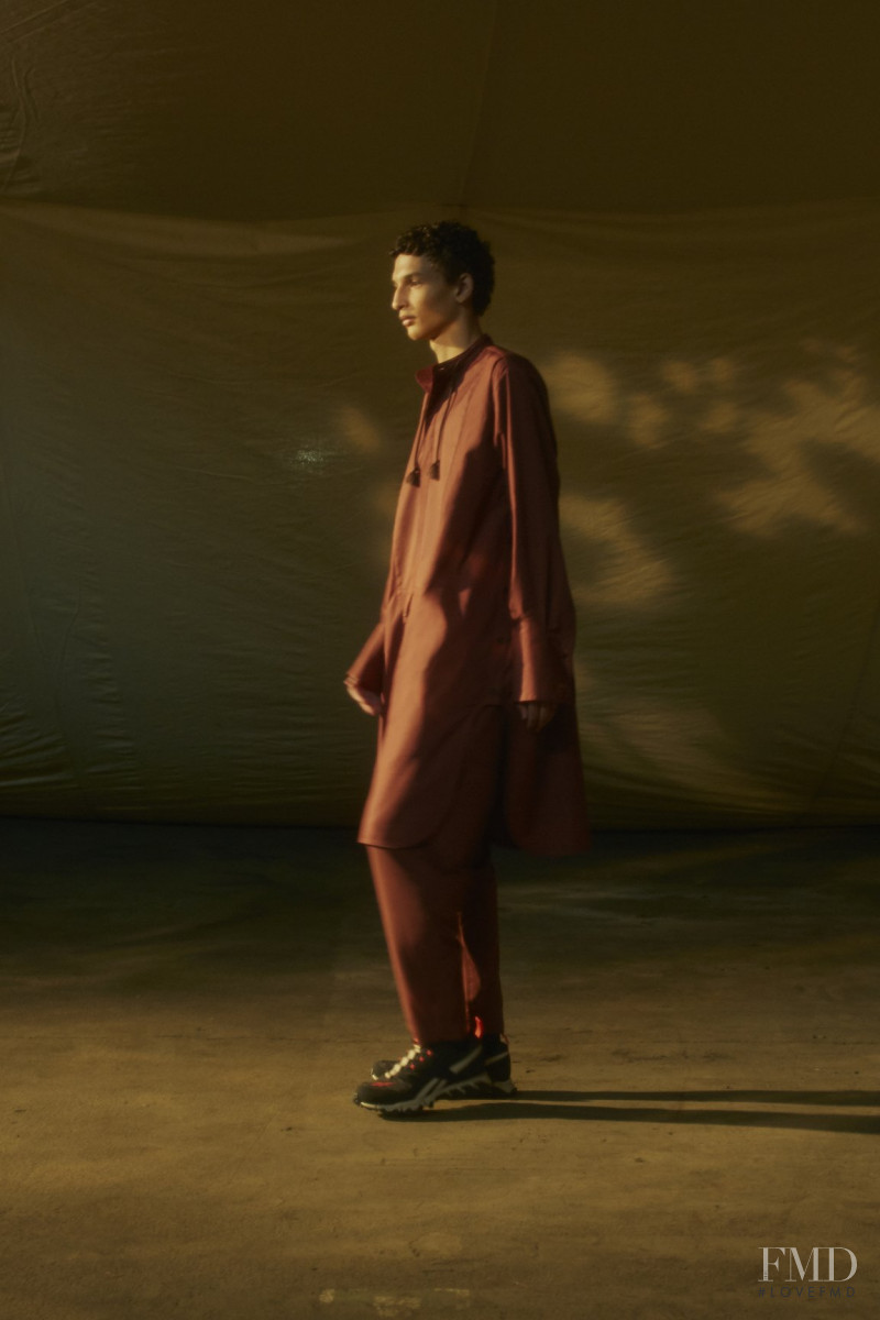 Jethro Sapon featured in  the Qasimi lookbook for Spring/Summer 2021