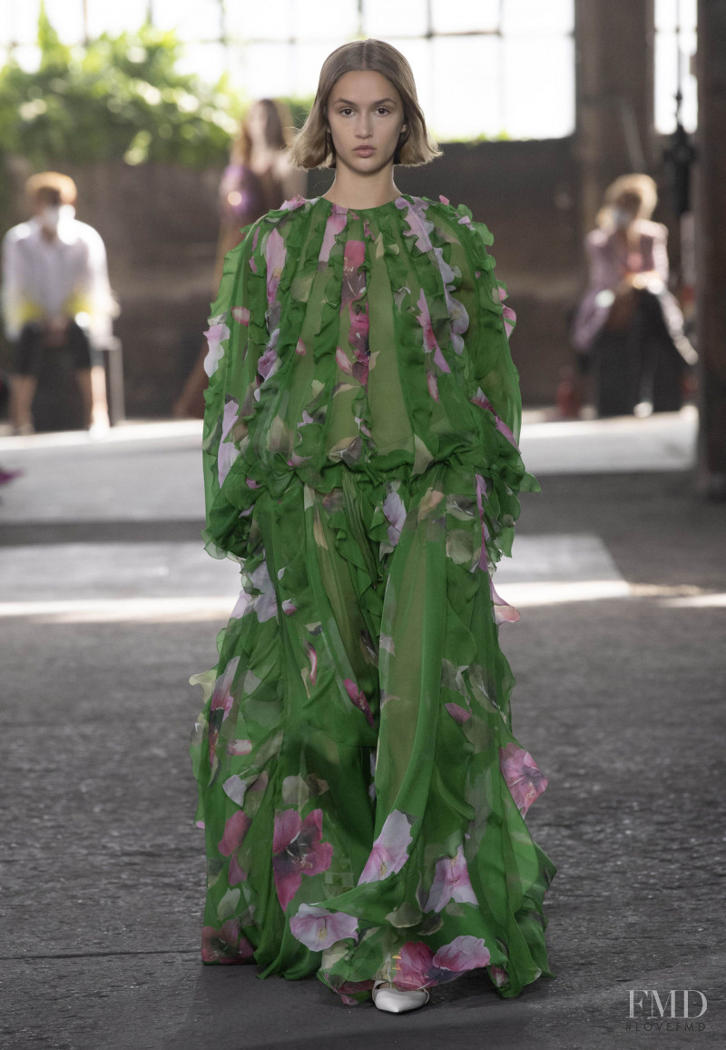 Quinn Elin Mora featured in  the Valentino fashion show for Spring/Summer 2021