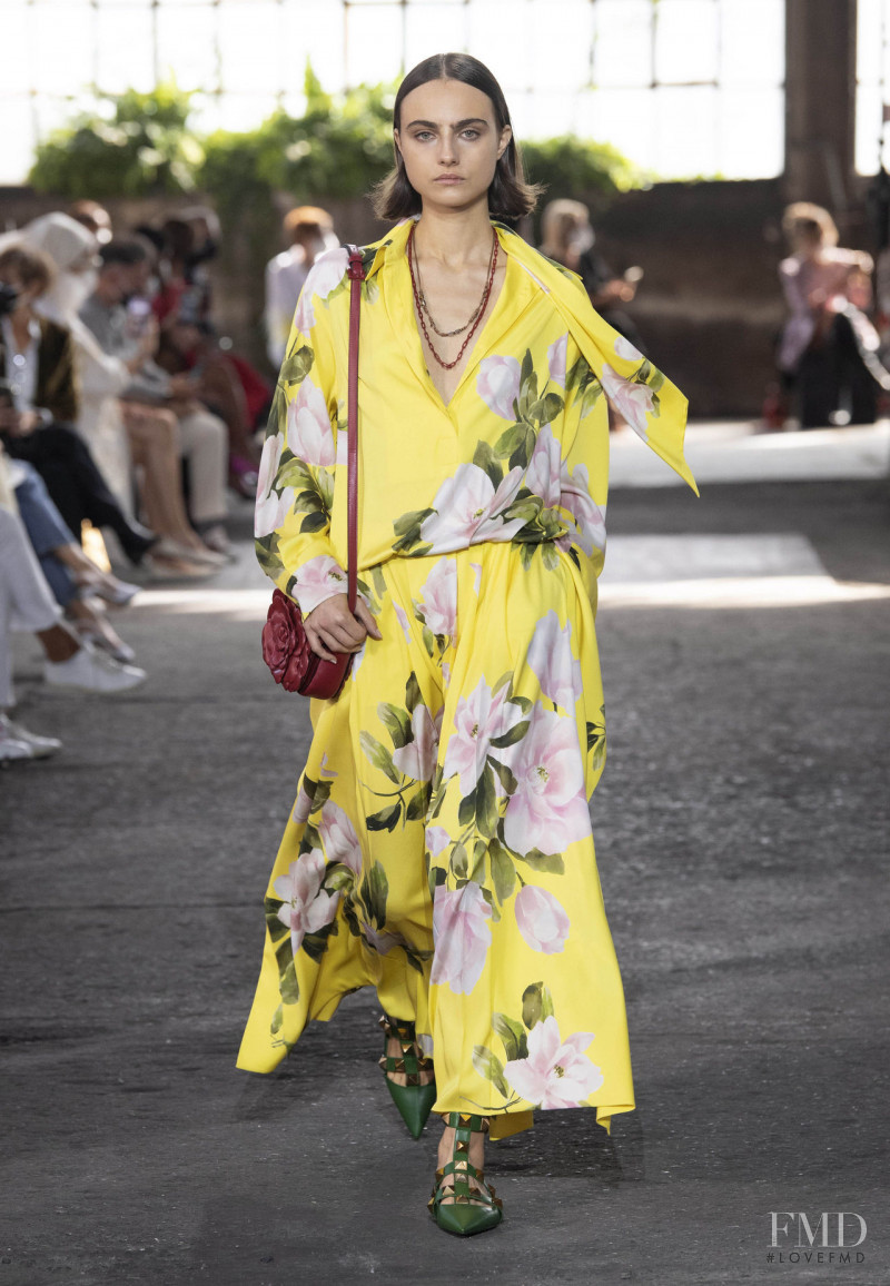Lorena Guitian featured in  the Valentino fashion show for Spring/Summer 2021