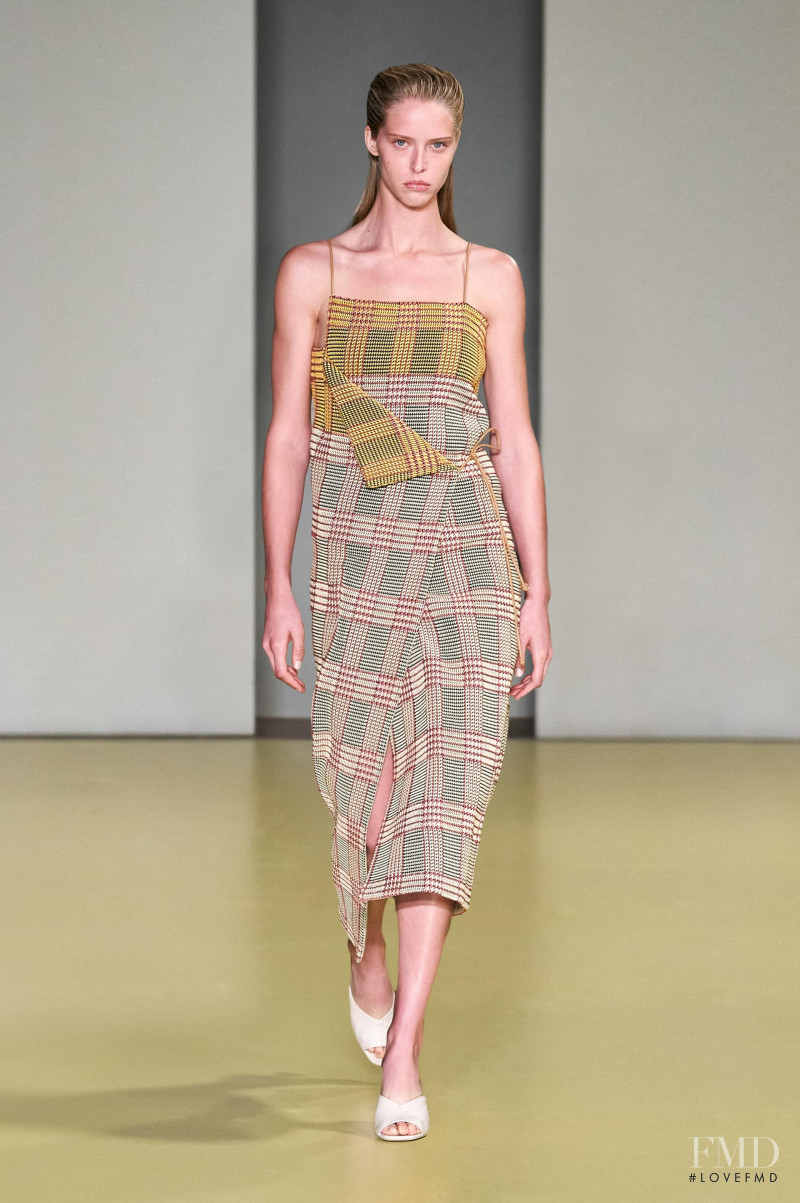 Abby Champion featured in  the Salvatore Ferragamo fashion show for Spring/Summer 2021