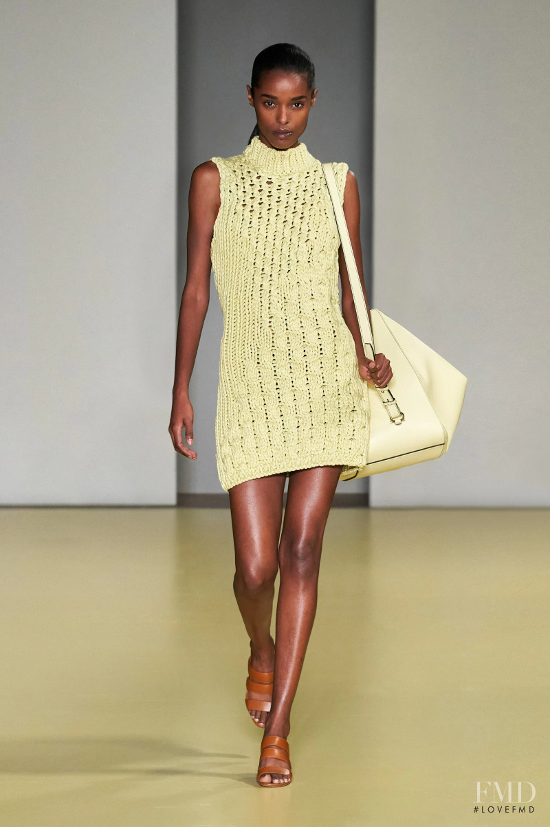 Malika Louback featured in  the Salvatore Ferragamo fashion show for Spring/Summer 2021