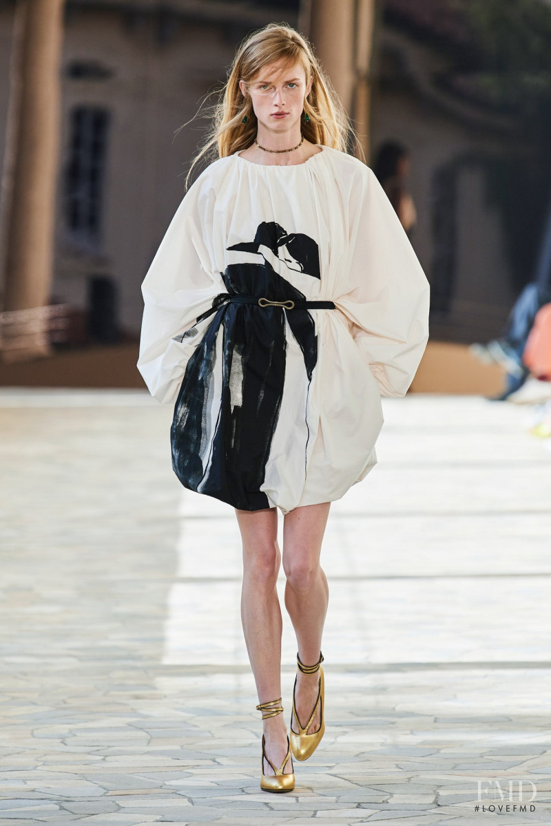 Rianne Van Rompaey featured in  the Ports 1961 fashion show for Spring/Summer 2021